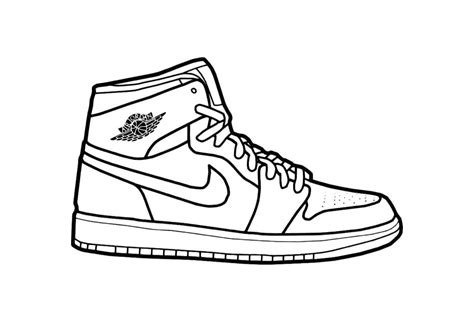 Jordan ausmalbild in 2023 | Air jordans, How to draw jordans, Jordans