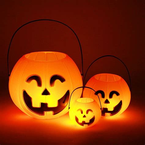 Halloween Pumpkin Candy Illuminated Bucket