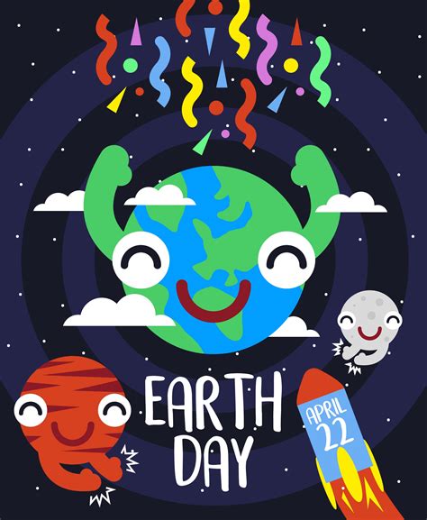 Earth Day Flat Illustration Vector 198596 Vector Art at Vecteezy