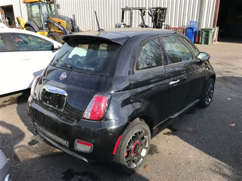 2013 FIAT 500 SPORT, BLACK, HATCHBACK, GAS, MANUAL, VIN ...