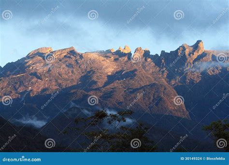 Sunrise, Mount Kinabalu, Sabah, Malaysia, Borneo Stock Photo - Image of ...