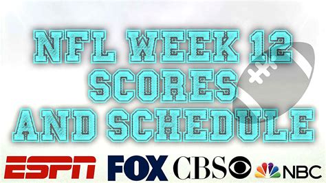 NFL Week 12 results and scores on Thanksgiving Day | SportingAlert.com