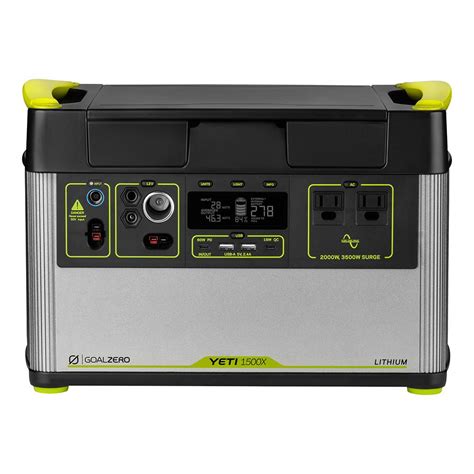 Goal Zero YetiX 1500-Watt Electric Switch Start Lithium Battery Powered Portable Generator-36300 ...