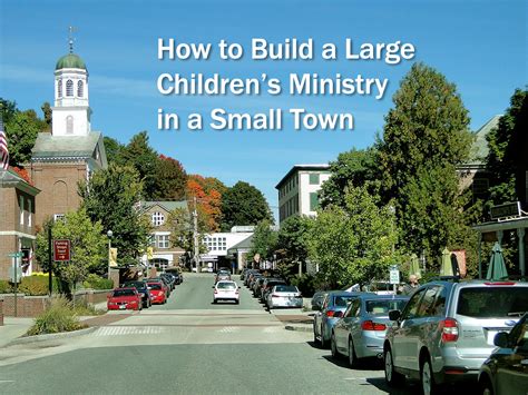 How to Build a Large Children's Ministry in a Small Town ~ RELEVANT CHILDREN'S MINISTRY