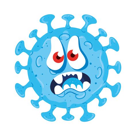 Covid 19 virus cartoon vector design 1891755 Vector Art at Vecteezy