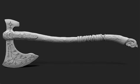 Leviathan axe- 3D Print- God of War-Kratos 3D model 3D printable | CGTrader