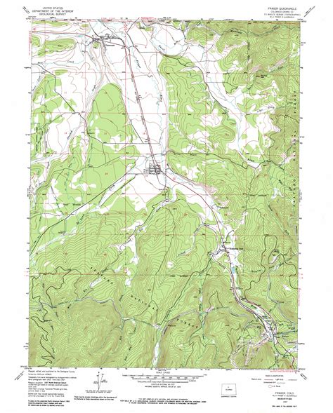 Fraser, CO Topographic Map - TopoQuest