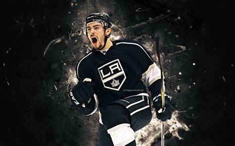 Download wallpapers Drew Doughty, abstract art, hockey players, Los ...