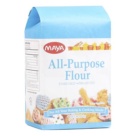 MAYA All Purpose Flour 2kg (Enriched & Pre-sifted) | Shopee Philippines