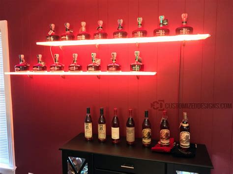 LED Shelving - Whiskey Collection - Home Bar Ideas - Products & Ideas