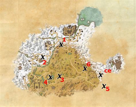 Eastmarch Treasure Map Locations | Elder Scrolls Online Guides