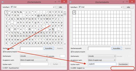 Ungleich-Zeichen unter Windows erstellen - RandomBrick.de