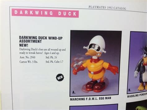 Darkwing Duck Toys from Playmates in 1994! From Mike Mozar… | Flickr