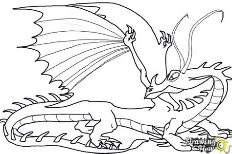 How to Draw a Changewing Dragon from How to Train Your Dragon - DrawingNow