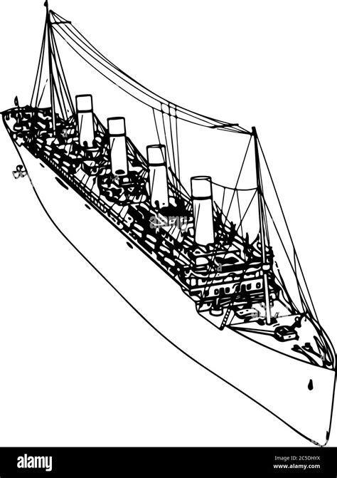 Top 81+ imagen titanic ship drawing - abzlocal fi