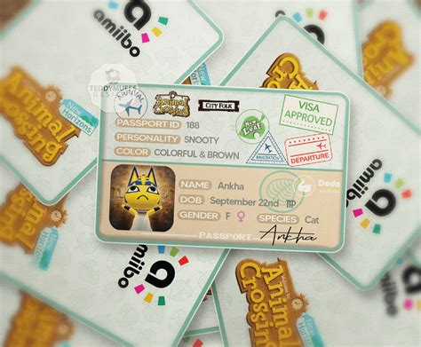 Ankha Amiibo Card - Teddymuffs Designs