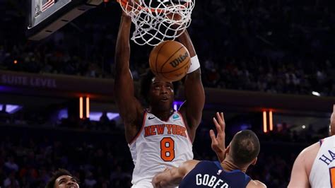 Knicks plug in Anunoby and defeat T-Wolves at Garden - Newsday