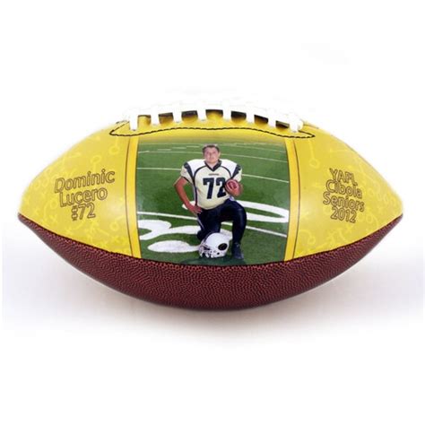 Custom Mini Football Perfect For High School Senior by createAball