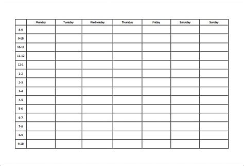 21+ Study Schedule Templates - PDF, Docs