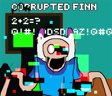 Pixilart - Corrupted finn by oppositeworld