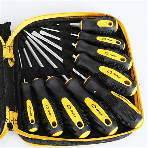 9pcs/set Screwdriver Set Insulated PP Handle Hand Screwdriver ...