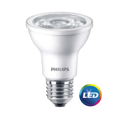 Philips LED Dimmable Flood Light Bulb, PAR20, Bright White, 50 WE - Walmart.com - Walmart.com