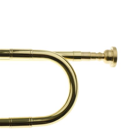 Retro Army Cavalry Trumpet Bugle Horn Golden Color Brass Instrument | eBay