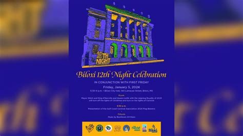 The Biloxi 12th Night Celebration will be held this Friday - YouTube