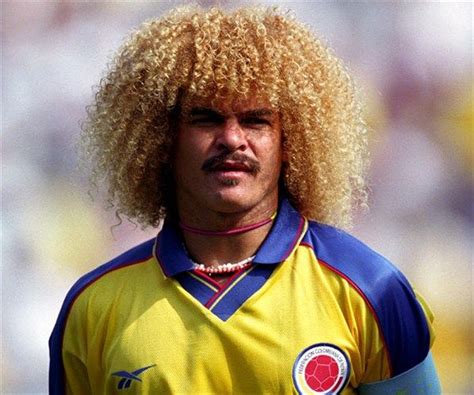 Carlos Valderrama & his Epic Huge Big Afro Curly Hair | Carlos ...