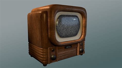 3D model Old Timey 1940s TV | CGTrader