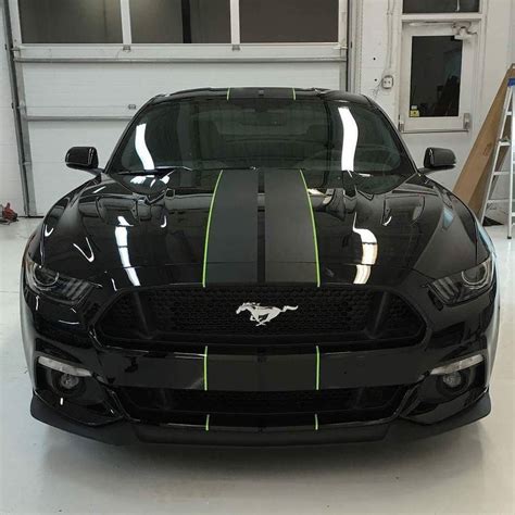 Repost via Instagram: Stripe package layed down on this 2016 Mustang ...