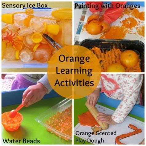 Learning Colours – Orange | Learning colors, Color activities ...