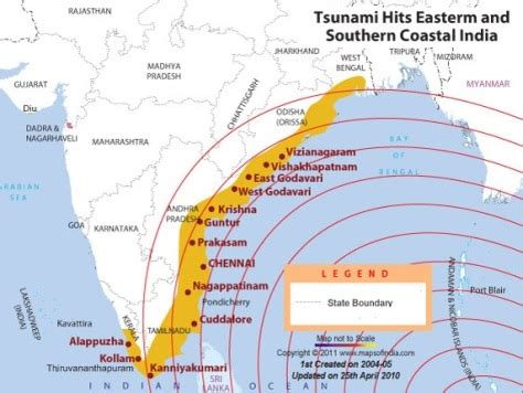 Indian Ocean Tsunami Map