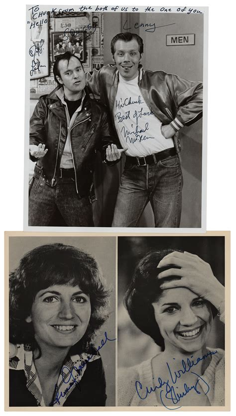 Laverne and Shirley (2) Signed Photographs | RR Auction