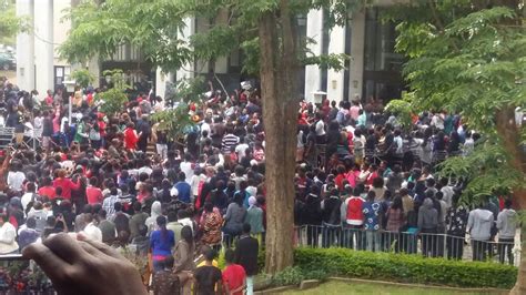 PICTURES - UZ students go on strike... demand cancellation of Grace #Mugabe PhD – Nehanda Radio