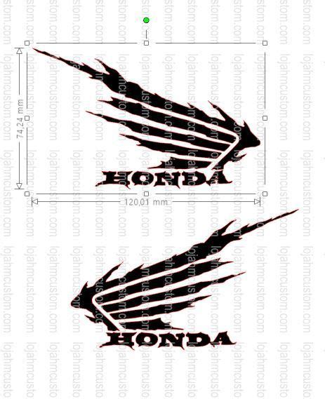 Set 2 Honda Wings Custom Vinyl Sticker - HMCustom Online Shop