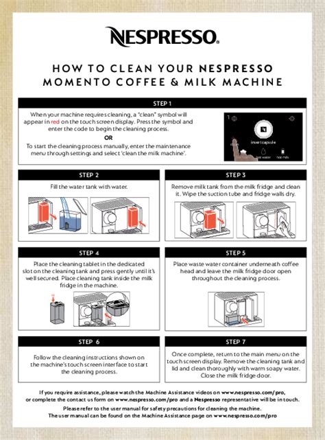 How to Clean Your Nespresso Momento Coffee & Milk Machine | User Manual and Instructions