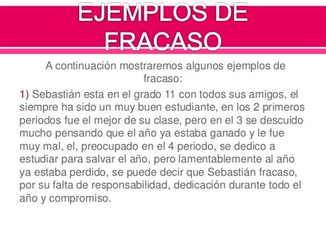 Exito & fracaso