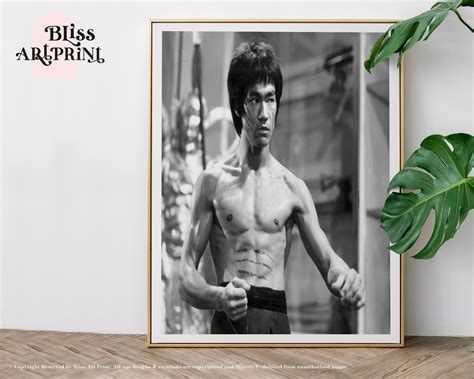 Bruce Lee Poster Bruce Lee Fighting Poster Bruce Lee | Etsy