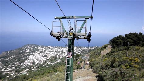 chair lift of monte solaro , Anacapri, Capri island - YouTube