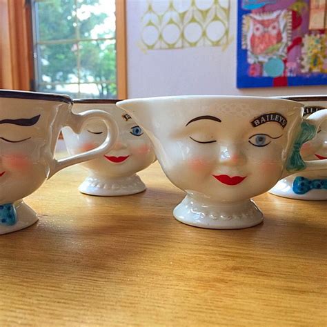 Happy faces mugs Visit my etsy shop | Face mug, Mugs, Retro fashion