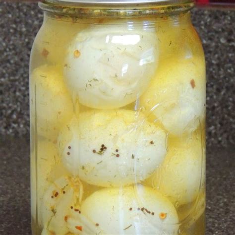 Eggs Pickled Mustard Vinegar Style