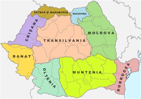 Roumanie régions | Romania, Historical, Historical maps