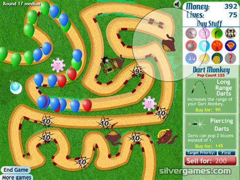 Bloons Tower Defense 3 - Play Online on SilverGames 🕹️