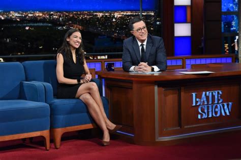 Alexandria Ocasio-Cortez Returns To Stephen Colbert's "Late Show" (Watch Now)