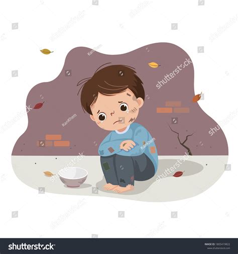 3,609 Poor Child Cartoon Images, Stock Photos, 3D objects, & Vectors ...