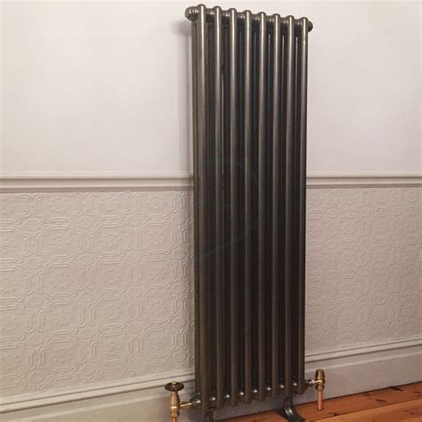 1800 H X 490 W 2 Column Vertical Gunmetal Radiator | Radiators, Vertical radiators, Vertical