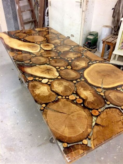 10 Amazing Wood River Tables (With How-To Video) | | Desenho de mesa de madeira, Bosques, Design ...