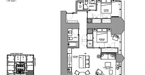 The One - 4 Floor Plan, Toronto ON | Livabl