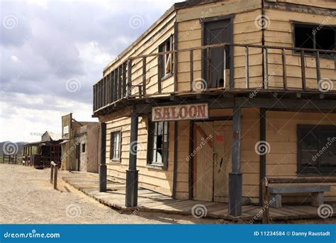 Old Wild West Cowboy Town Saloon USA Stock Images - Image: 11234584